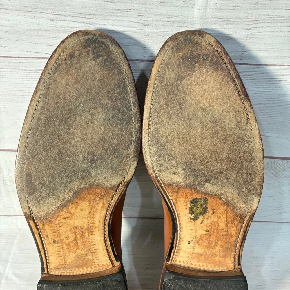 Allen Edmonds McAllister Wingtip‎ Oxford Mens 10.5D Brown Brogue 6205